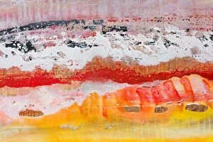 Images Dated 2nd September 2017: Abstract painting. Oil picture. Sea shore