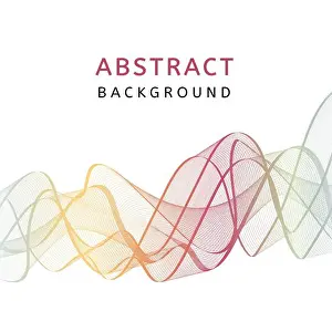 Eps10 Prints: Abstract smooth transparent colorful wavy background