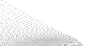 Polygonal Prints: Abstract wireframe background. 3D grid technology illustration landscape