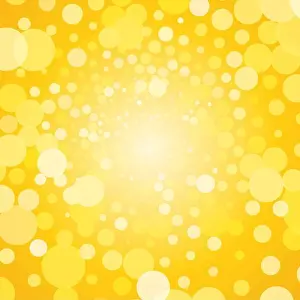 Light Design Prints: Abstract yellow background with bubbles