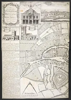 Chart Prints: An Accurate Plan Of the Ancient Borough DEVIZES Author Dore