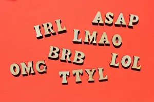 Texting Prints: Acronyms, including IRL, In Real Life