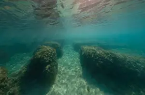 Adria Prints: Actioncam underwater seascape capture during snorkeling at croatia, adriatic sea
