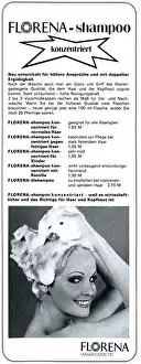 Shampoo Prints: advertising, cosmetics, Florena-Shampoo
