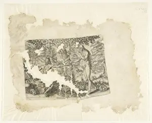 Adam Prints: Adam and Eve, Adam and Eve represent the tree of knowledge in paradise