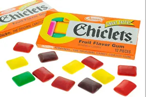 Brand Prints: Adams Chiclets Fruit Flavoured Chewing Gum