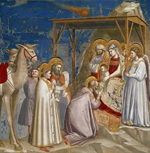 Bible Nt Prints: The Adoration of the Magi (From the cycles of The Life of Christ)