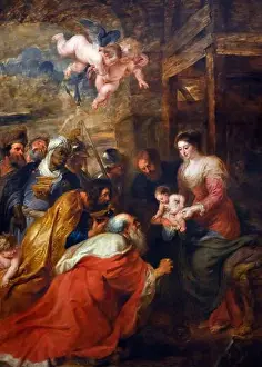 Nativity Prints: Adoration of the Magi by Peter Paul Rubens