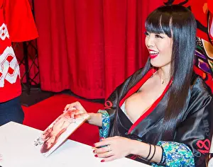 Adult film actress Hitomi Tanaka attends the 2015 AVN Adult Entertainment in Las Vegas