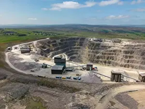 Yorkshire Dales Prints: Aerial drone photo of the Coldstones Cut in Yorkshire Dales National Park
