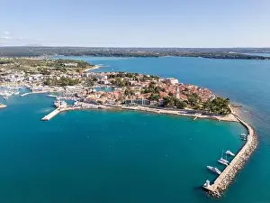 Novigrad Prints: Aerial drone photo of Novigrad