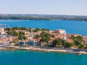 Novigrad Prints: Aerial drone photo of Novigrad