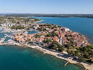 Novigrad Prints: Aerial drone photo of Novigrad