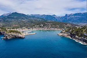 Non Urban Scene Prints: Aerial by drone of Port de Soller