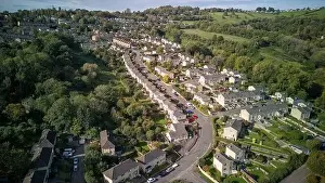 Mavic 3 Prints: Aerial drone view over Fairfield Avenue