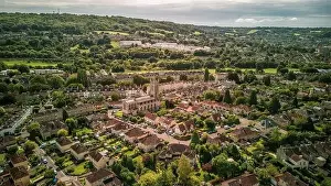 Mavic 3 Prints: Aerial Drone view over Larkhall