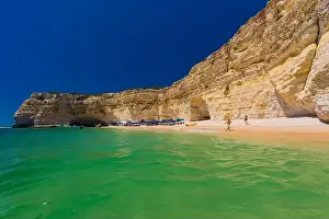Praia Prints: Aerial drone views of Praia da Marinha and Malhada do Baraco - beaches in Algarve