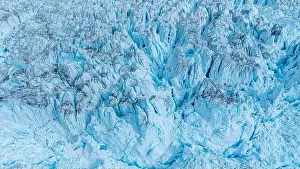 Nature Conservation Prints: Aerial of the Eqi glacier, Western Greenland, Denmark, Polar Regions