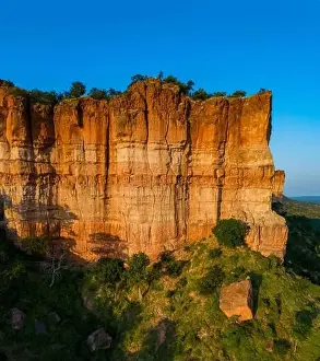 Iconic Landscape Prints: Aerial images of Zimbabwe's Chilojo cliffs in Gonarezhou National Park