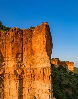 Iconic Landscape Prints: Aerial images of Zimbabwe's Chilojo cliffs in Gonarezhou National Park