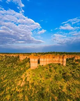 Iconic Landscape Prints: Aerial images of Zimbabwe's Chilojo cliffs in Gonarezhou National Park
