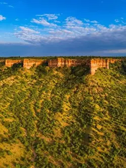 Iconic Landscape Prints: Aerial images of Zimbabwe's Chilojo cliffs in Gonarezhou National Park