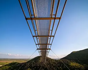 Natural Lighting Prints: Aerial landscape video about Satoraljaujhely city in Hungary