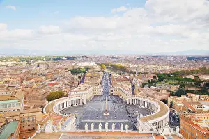 Roma Prints: Aerial overview of Rome