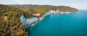 Gargano Prints: Aerial Pano of Vignanotica, Puglia (Italy) shot on my Mavic 2