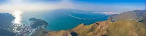 Aerial Panorama view of Tai O, the famous travel destination in Hong Kong, daytime, outdoor