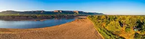Iconic Landscape Prints: An aerial panoramic of the stunning Chilojo cliffs in Zimbabwe's Gonarezhou National park