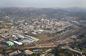Aerial Photo Prints: Aerial photo of Nelspruit City and CBD