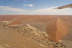 Namib Prints: Aerial photograph of the dunes in Namibia
