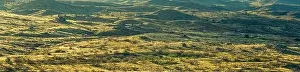 Arizona Panorama Prints: Aerial sunrise over the wilderness landscape of Arizona in the Aqua Fria National Monument