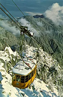 Springs Prints: Aerial Tramway. Palm Springs. 1965