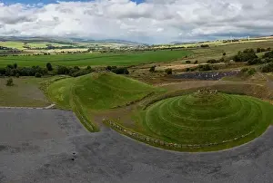 An aerial view of Andromeda and Milky Way in the Crawick Multiverse in Dumfries and Galloway