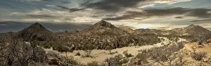Baja Prints: Aerial view of Cabo Pulmo national park, Baja California Sur, Mexico drone