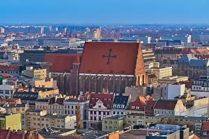 Horizon House Prints: Aerial view on the centre of the city Wroclaw, Poland