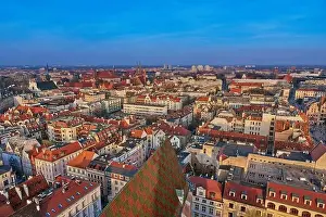 Horizon House Prints: Aerial view on the centre of the city Wroclaw, Poland