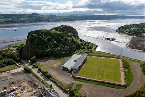 River Clyde Prints: Aerial view of the C&G Systems Stadium