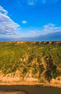 Iconic Landscape Prints: An aerial view of the Chilojo cliffs, Gonarezhou National Park, Zimbabwe