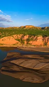 Iconic Landscape Prints: An aerial view of the Chilojo cliffs, Gonarezhou National Park, Zimbabwe