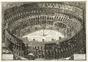 1776 Prints: Aerial view of The Colosseum, Rome