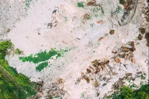 Refuse Prints: Aerial View Of Domestic Garbage