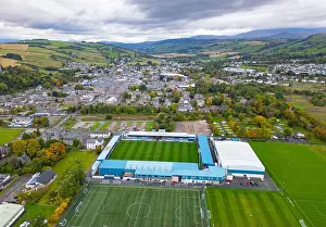 Drone Photograph Prints: Aerial view from drone of Victoria Park