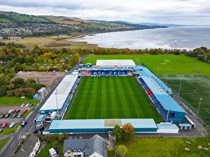 Stadium Prints: Aerial view from drone of Victoria Park