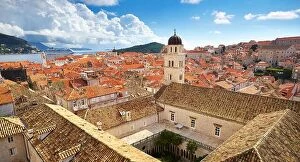 Images Dated 14th October 2012: Aerial view of Dubrovnik Old Town, Croatia