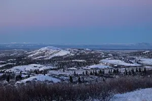 Hoof Prints: Aerial view of hills