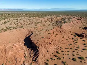 Mendoza Prints: Aerial view of Ischigualasto Provincial Park in San Juan Province