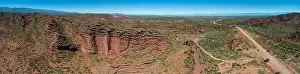Mendoza Prints: Aerial view of Ischigualasto Provincial Park in San Juan Province